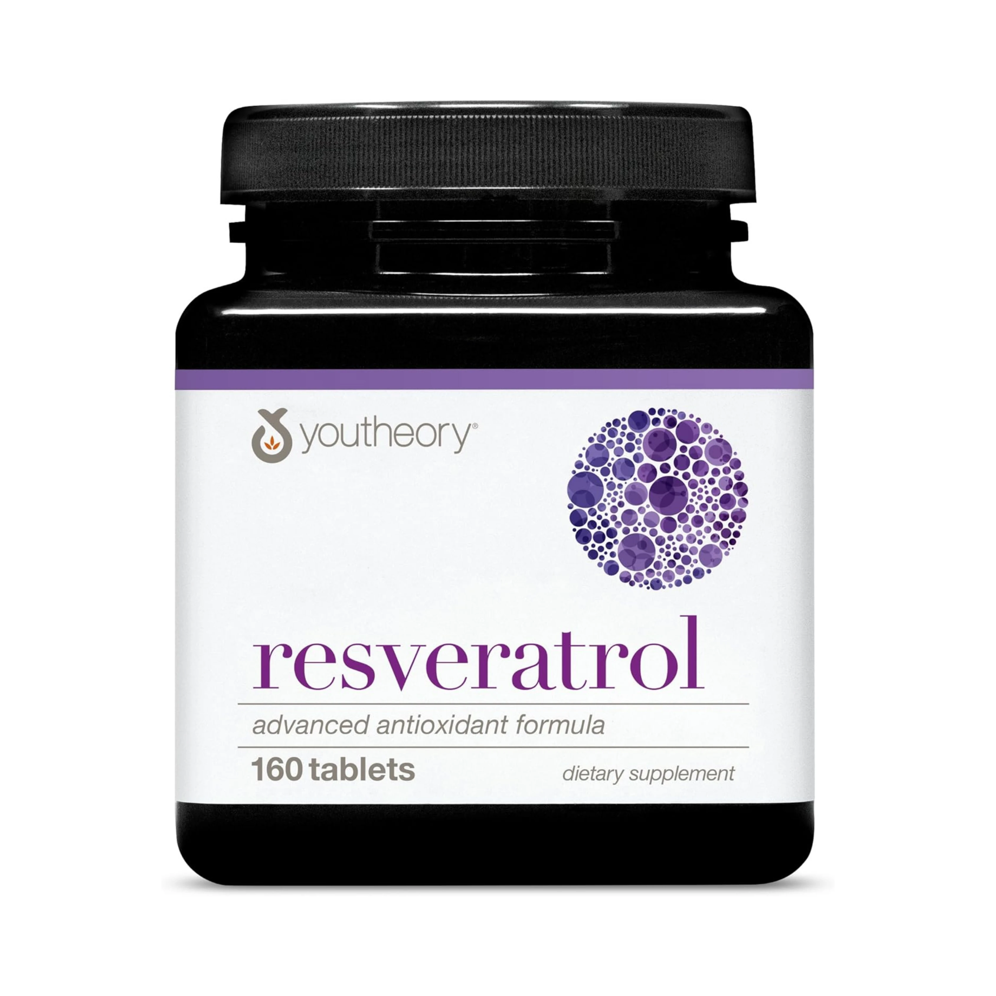 Youtheory, Resveratrol Advanced Antioxidant Formula,  160 Tablets