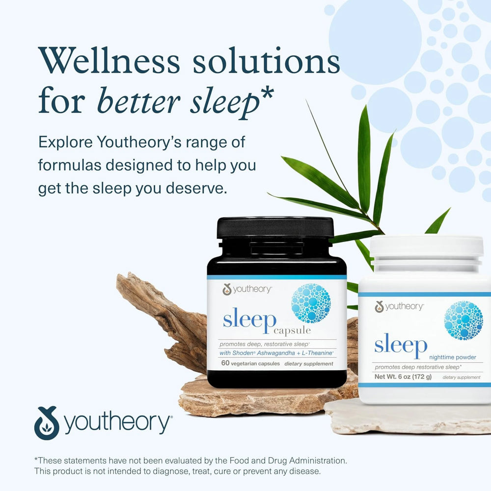 Youtheory, Sleep Nighttime Powder, 6 OZ Ounce