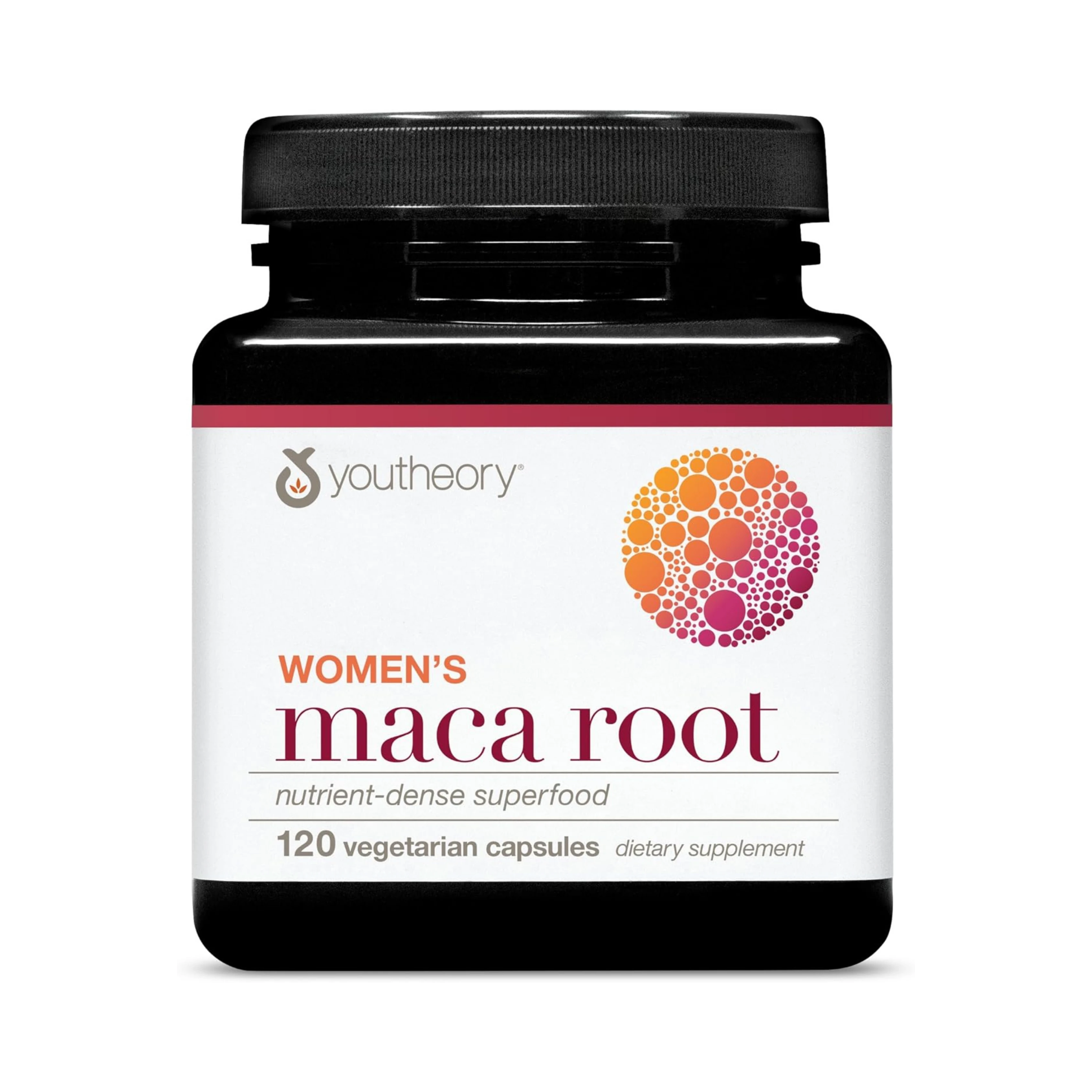 Youtheory, Women's Maca Root, Nutrient - Dense Superfood, 120 Vegetarian Capsules