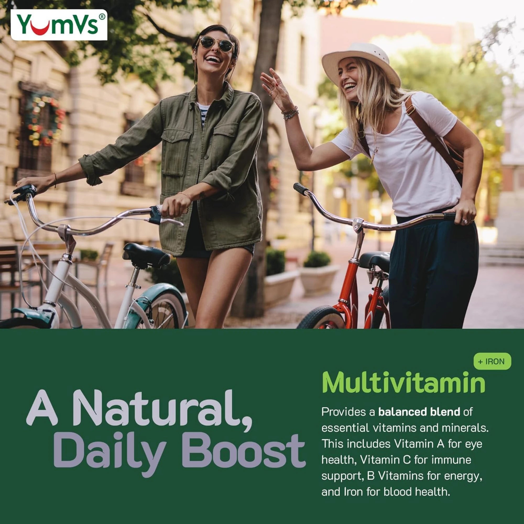 YumVs, Multi with Iron, Grape Flavor, 60 Gummies