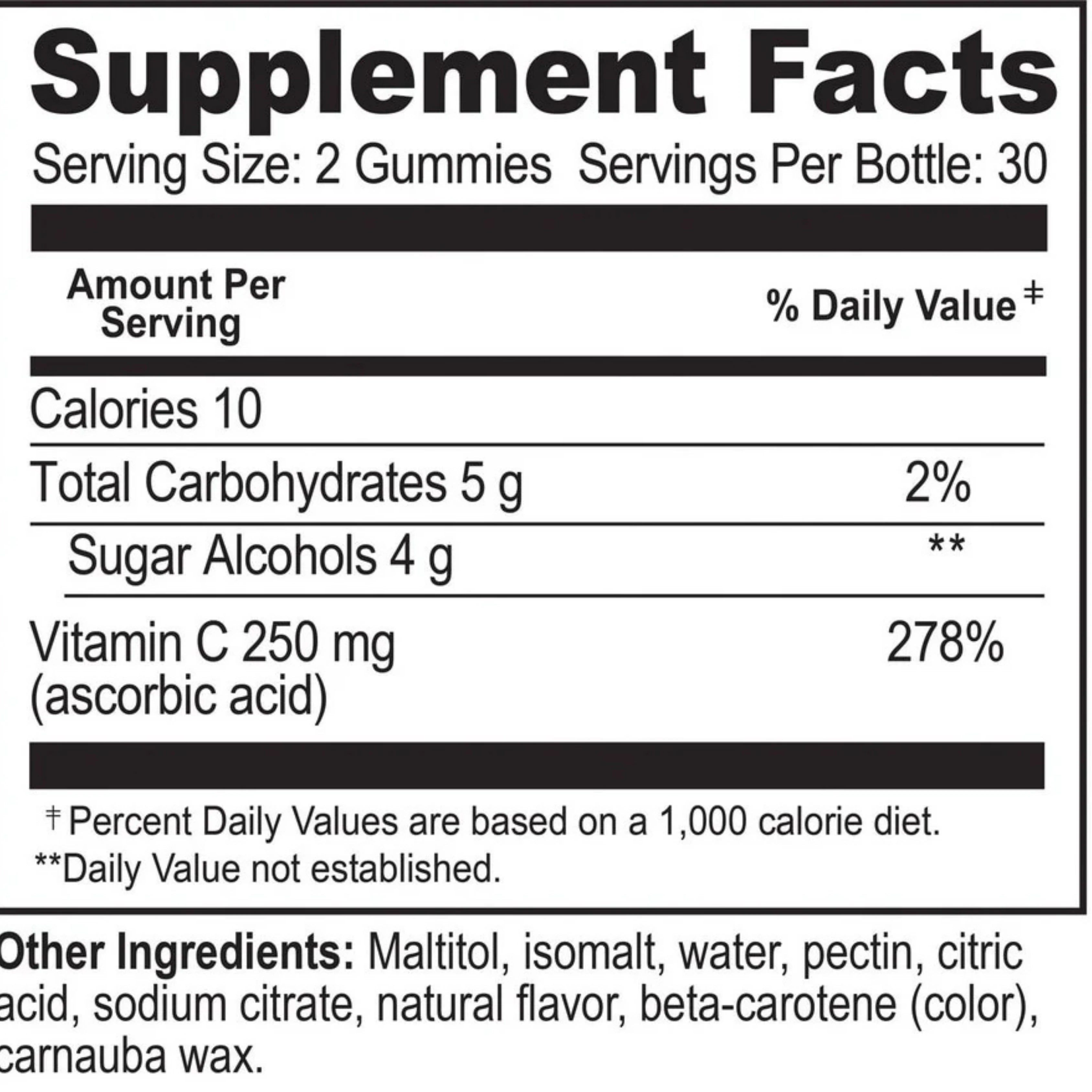 YumVs, Vitamin C Zero, Orange Flavor, 60 Gummies