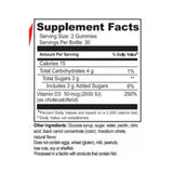 YumVs, Vitamin D, 2000 UI, 50 mcg, Berry Flavor, 60 Gummies