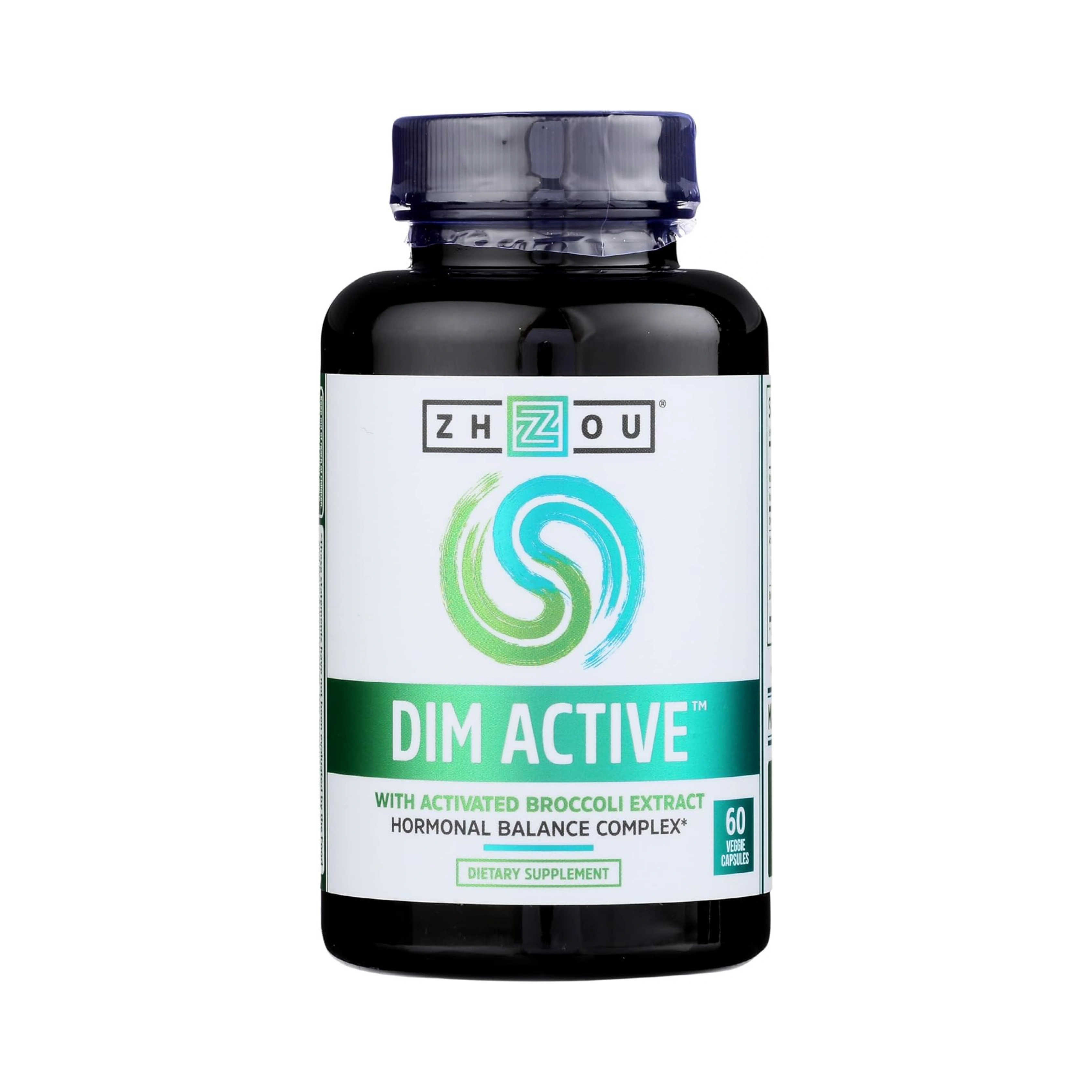 Zhou, DIM Active, Hormonal Support with 250mg, 60 Vegan Capsules