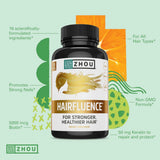 Zhou, Hairfluence, Biotin 5000mcg, 60 Veggie Capsules
