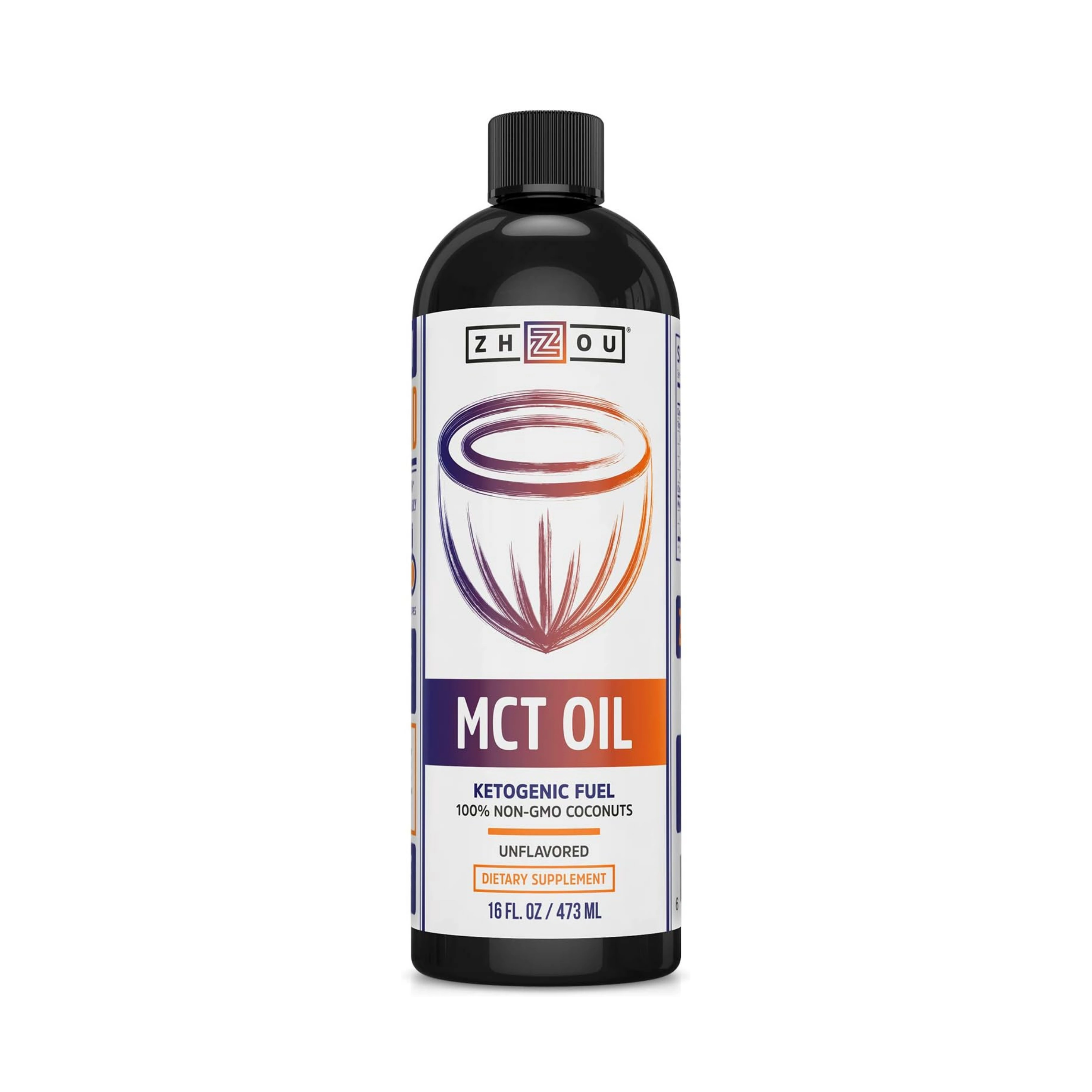 Zhou, MCT Oil 16Oz Ounce
