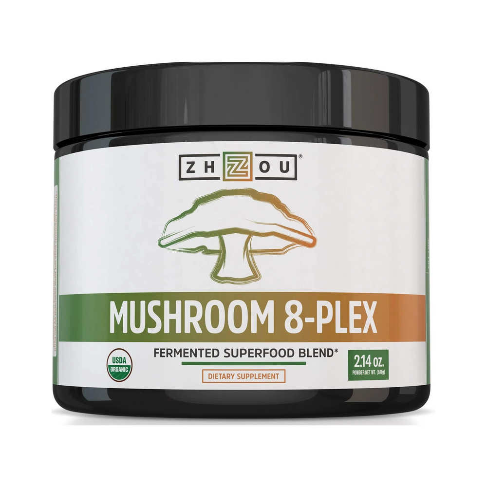 Zhou, Mushroom 8-Plex 2000mg, 2.14 Oz Ounce