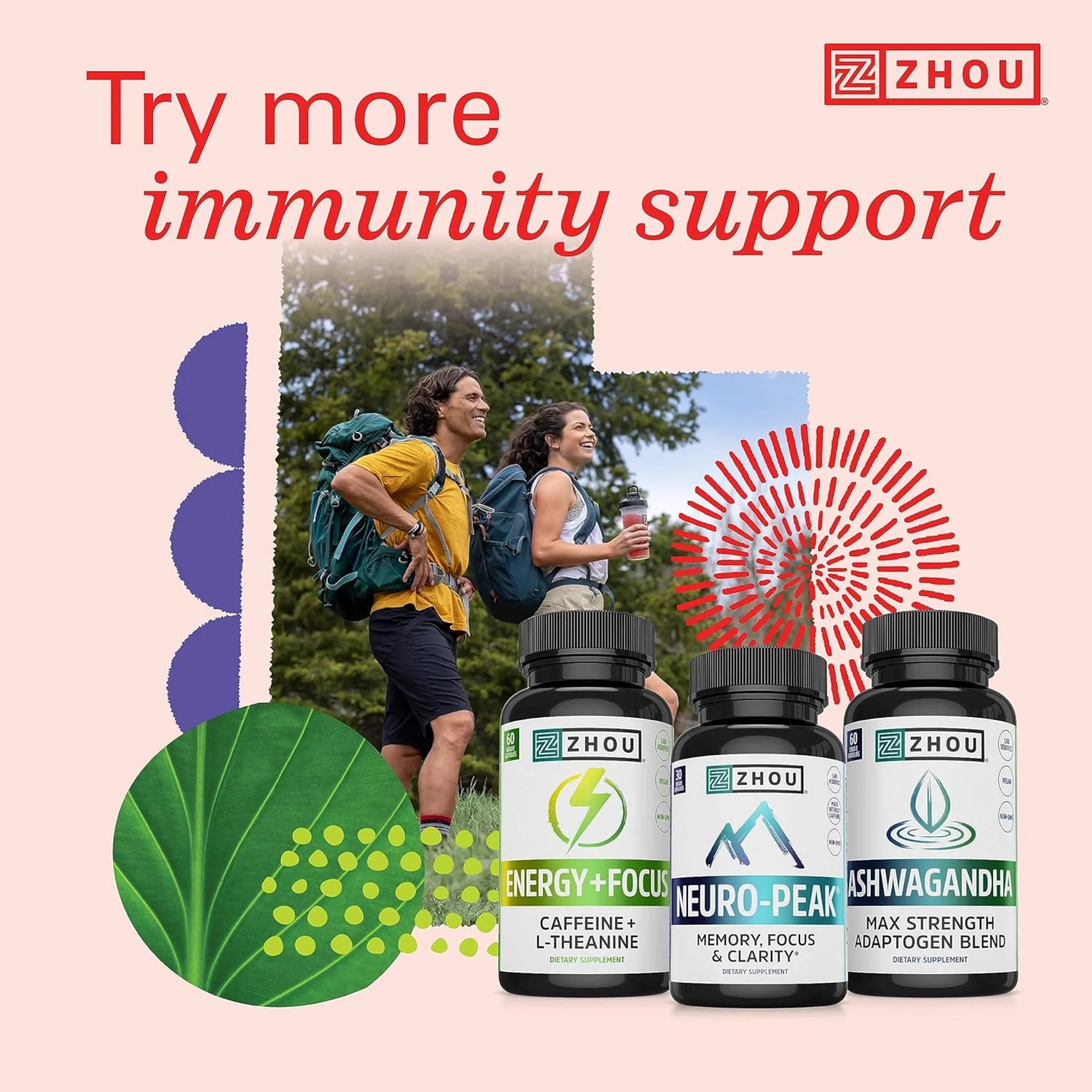 Zhou, Thyroid Support, 60 Veggie Capsules