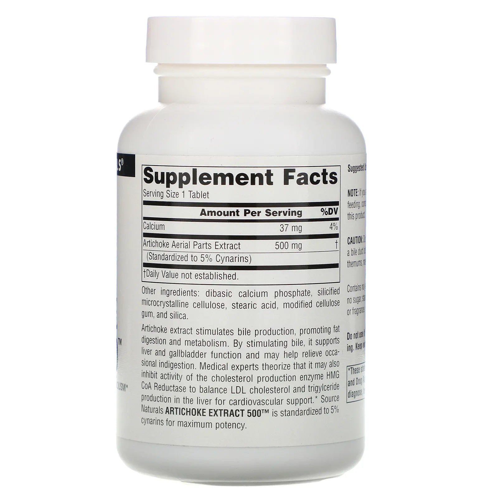 Source Naturals, Artichoke Extract, 500 Mg, 45 Tablets